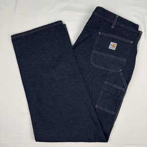 NWT‎ Carhartt Flame Resistant FR Mens Blue Jeans 42X36 Denim Dungaree NFPA 2112